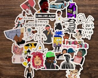 Rapper Stickers Etsy