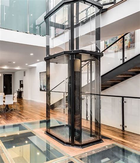 New Glass Style Residential Elevator Savarias Vuelift Glass