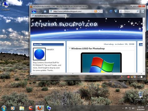April 2010 Windows 7 Desktop By Yethzart On Deviantart