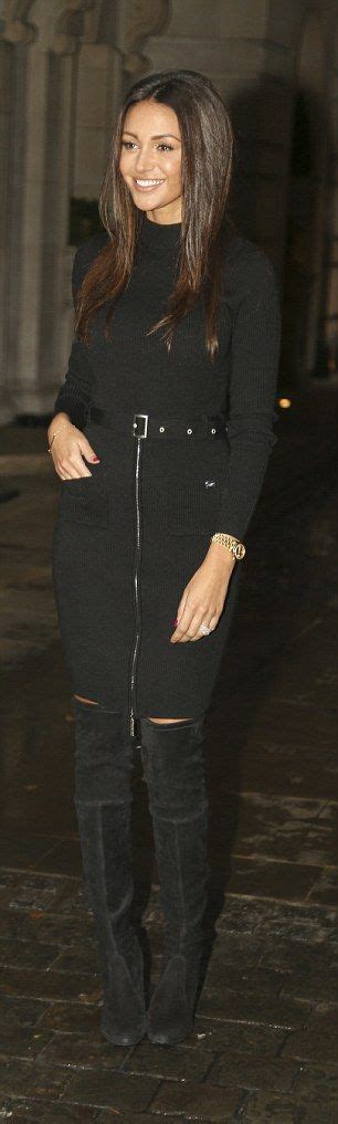 Michelle Keegan Conceals Figure In Black Bodycon Dress At Lipsy Launch