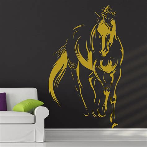 Check spelling or type a new query. The Golden Horse | Horse wall decals, Horse wall, Creative ...