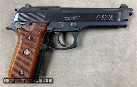 Taurus Pt92 9mm Pistol Blued Excellent