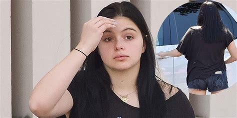 pics ariel winter shows off her assets in barely there shorts