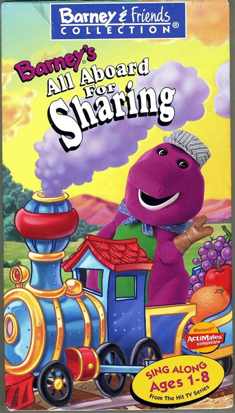 Barneys All Aboard For Sharing Barney Movies And Tv