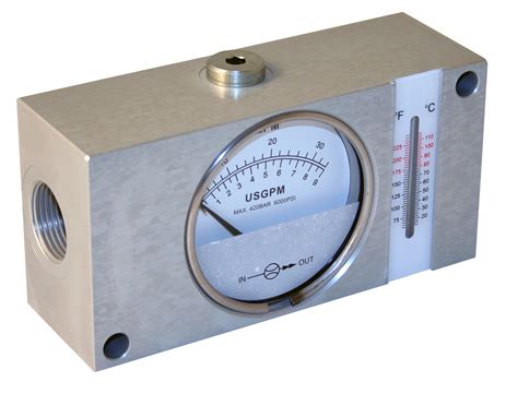 Hydracheck Inline Flow Indicator Temperature Sensor Fi750 Series