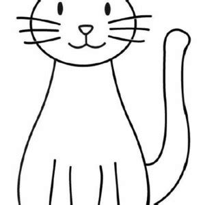 See more ideas about drawing for kids, cute drawings, cat drawing. A Beautiful Female Kitty Cat In Girly Posture Coloring ...