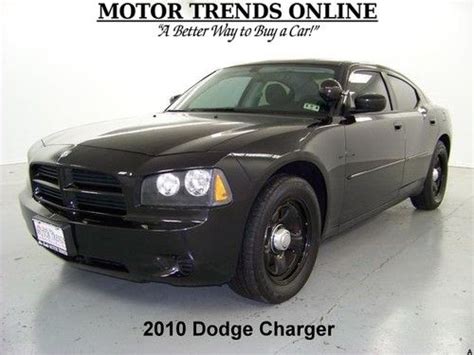 Purchase Used Charger Police Interceptor Hemi Spotlight 2010 Dodge Charger Decommissioned 64k In
