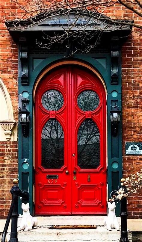 Arched Door Unique Doors Purple Door Red Front Door