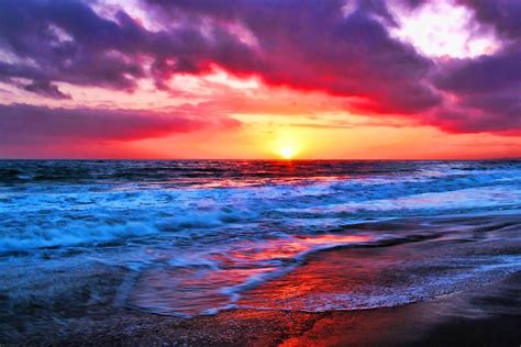 Sunset At Strands Beach Amazing World Pinterest