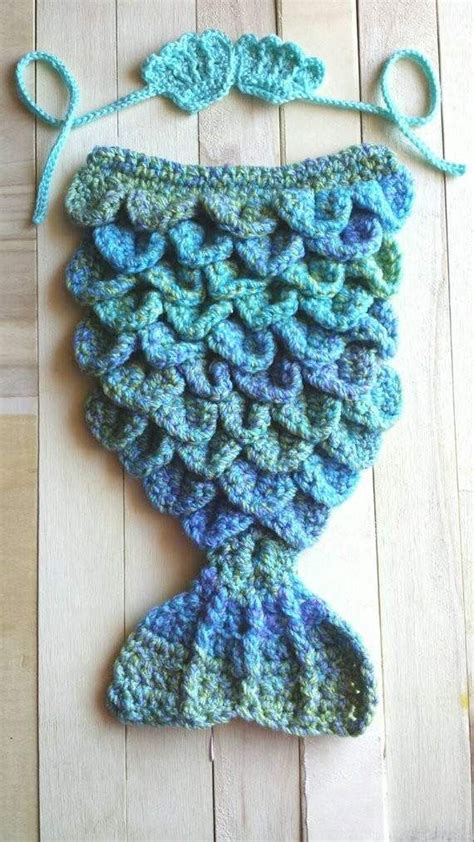 Crochet Mermaid Tail For Baby Free Pattern I Have Included Instructions