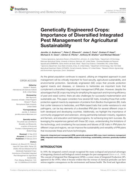 They cause reduction in viability of stored produce. (PDF) Genetically Engineered Crops: Importance of ...