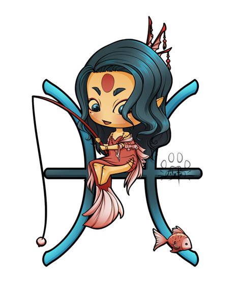 Chibi Pisces By Lily Fu On Deviantart In 2020 Chibi Pisces Character