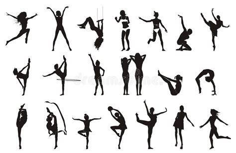dancing gymnasts stock illustrations 67 dancing gymnasts stock illustrations vectors