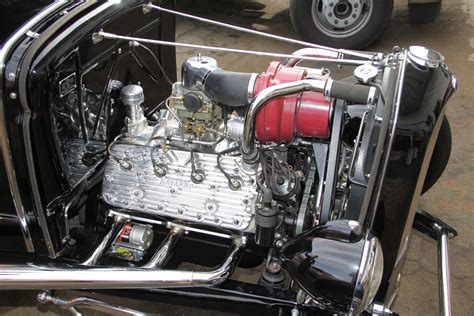 Supercharged ford flathead v8 | truck engine, motor engine. The V8 swapped into the Drag 240Z has "Navarro" written on ...