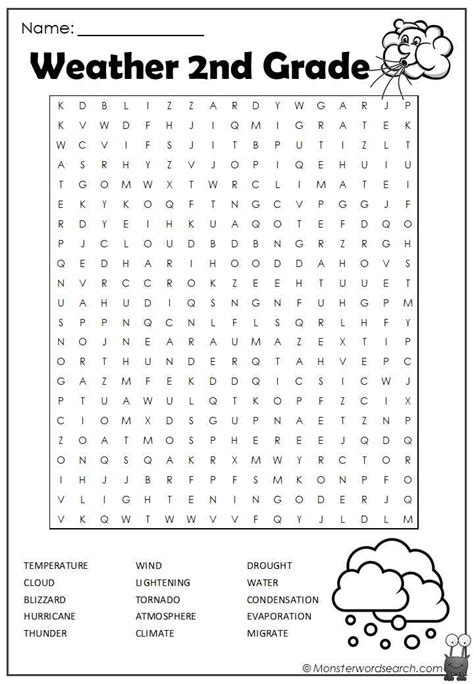 Word Search For Grade 2 K5 Learning 2nd Grade Word Search Best