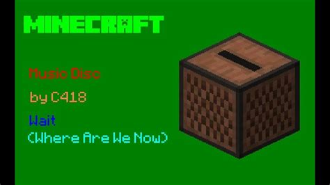 Browse thousands of other custom discord and slack emoji on emoji.gg. Minecraft - Music Disc by C418 - Wait (Where Are We Now ...