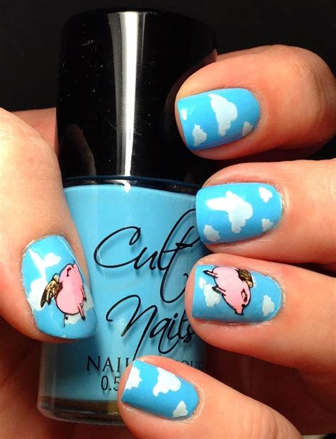 When Pigs Fly!! - Punkys Polish | Pig nails, Diy nails ...