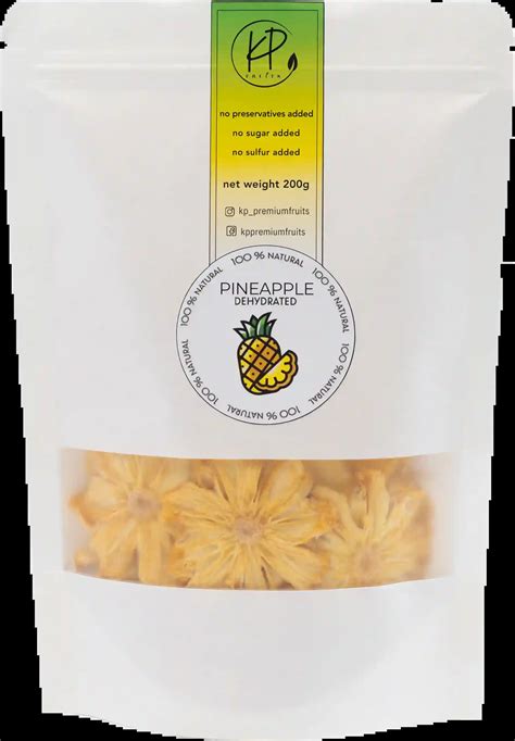 Dried Pineapple No Sugar Added No Preservatives Healthy Snacks