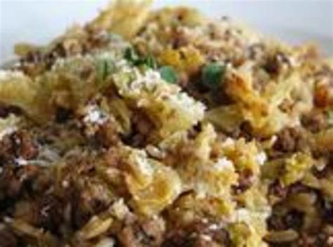 Rate this recipe pour sauce over cabbage and sprinkle with bread crumbs. Cabbage Casserole with Rice & Bacon Recipe | Just A Pinch ...