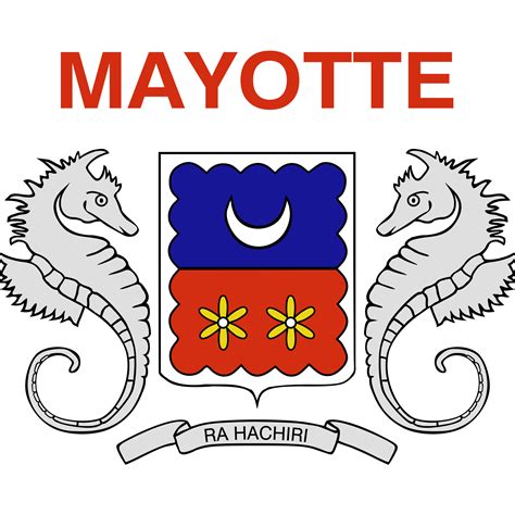 Civil and state flag, civil and state ensign: Flag of Mayotte 🇾🇹 Flag Download