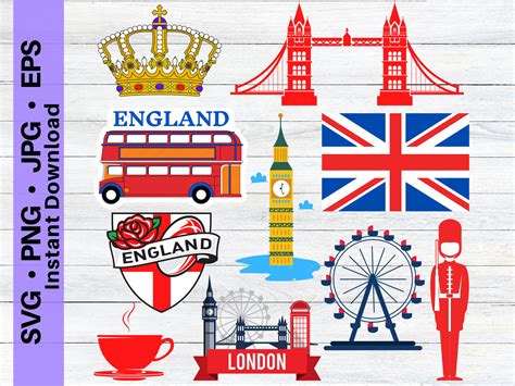 England Clipart England Svg England English Travel Europe Vacation