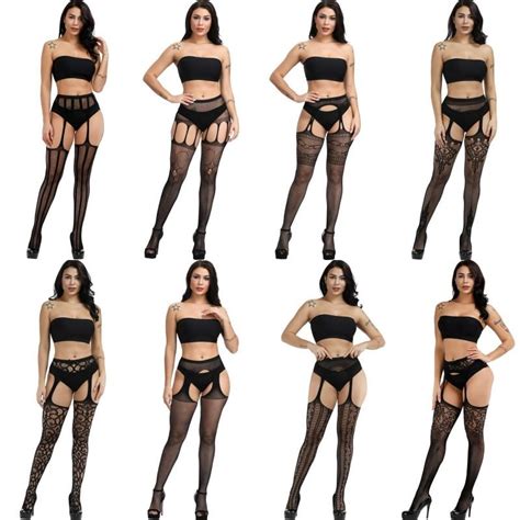 buy sexy stocking lace soft top thigh high stockings suspender garter belt lingerie women s