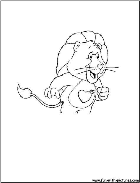 Baby care bears coloring pages. Braveheartlion Coloring Page | Coloring pages, Care bears ...