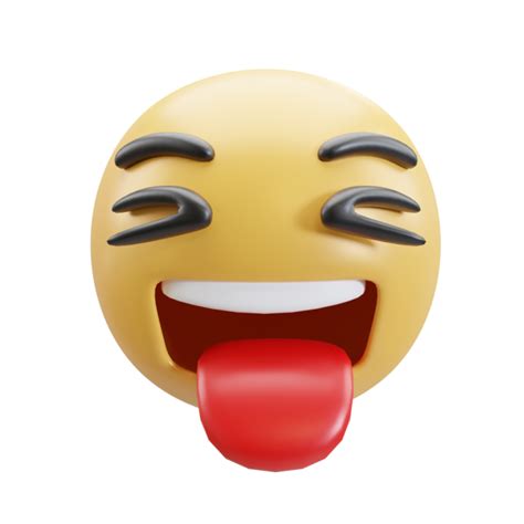 Tongue Emoji Png Png Transparent Elements Download