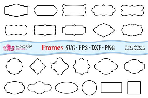 SVG Frames clip art