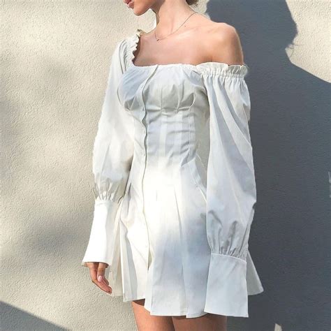 43 Perfect Winter White Dresses Ideas With Sleeves