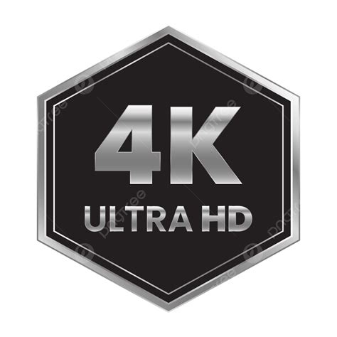 4k Ultra Vector Design Images Transparent 4k Ultra Hd Logo Png 4k