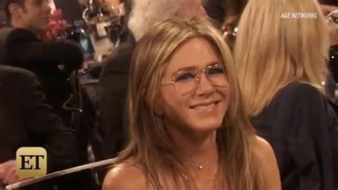 Jennifer Aniston Shows Off Retro Glasses At Critics