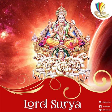 Lord Surya Is The Chief Of The Navagraha The Nine Classical Planets