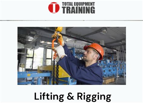 Difference Between Lifting And Rigging Total Equipment Training