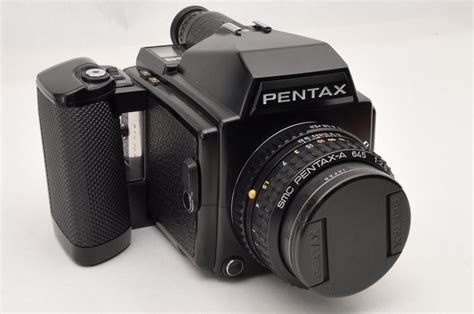 Excellent Pentax 645 Body W Smc A 645 75 28 Lens From Japan 428 Pentax Slr Film Camera