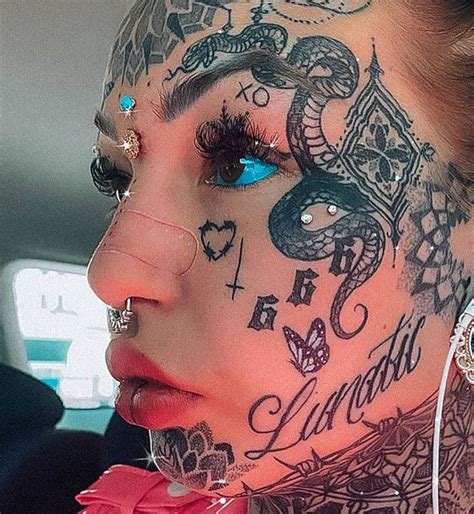 Tattoo Model Covers Lip Scar With Ink In Latest Excruciating Procedure Daily Star