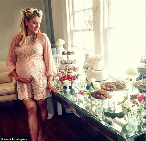 Seven Months Pregnant Daphne Oz Is Positively Glowing In White Lace