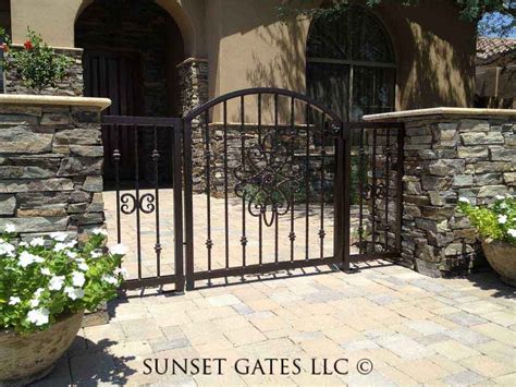 Sunset Gates Gallery Sunset Gates Iron Fence Gate Iron Garden