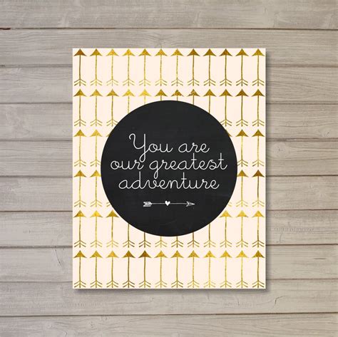 You Are Our Greatest Adventure Nursery Wall Art Printable