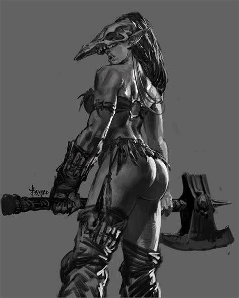 Female Orc Great Ass Female Orcs With Axes Luscious Hentai Manga And Porn