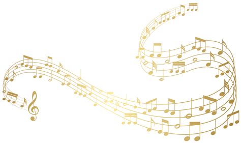 Music Notes Clipart Gold And Other Clipart Images On Cliparts Pub