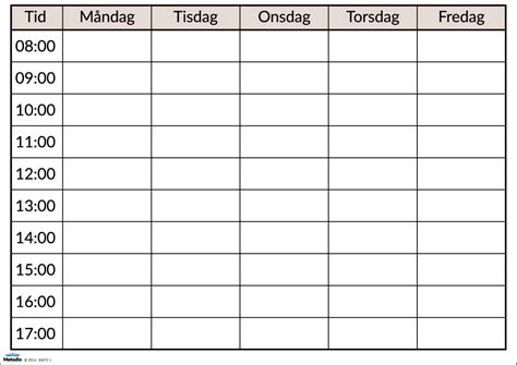 Utskriftsvennlig kalender pdf for enkel utskrift. Veckoschema, magnetiskt och suddbart - Metodio | Tisdag