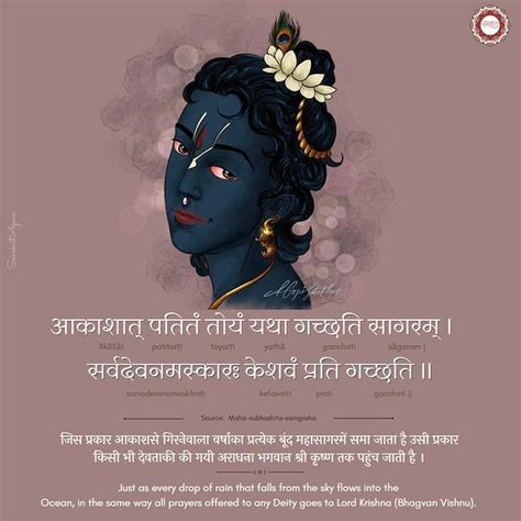 Sanskrit Again on Instagram आकशत पतत तय यथ गचछत सगरम