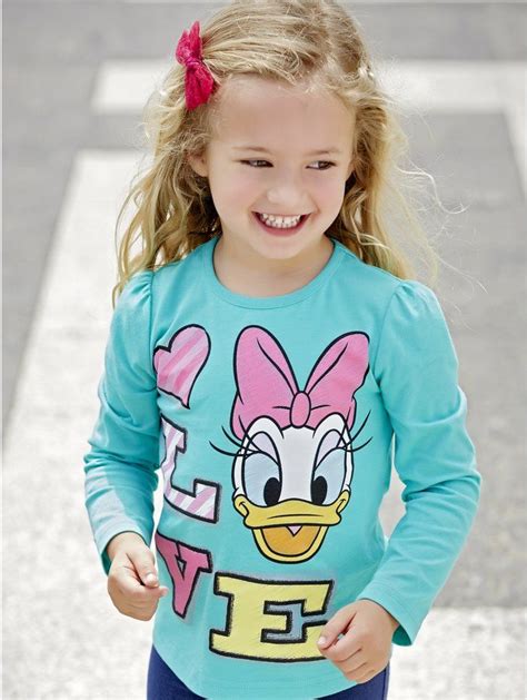 M Kids Daisy Duck Love T Shirt With Images Girl Outfits Kids
