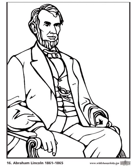 Presidents Day Printable Coloring Pages Coloring Home