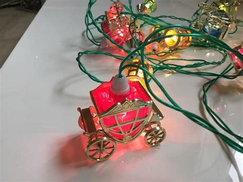 Vintage Pifco Cinderella Carriageslanterns Christmas Tree Lights