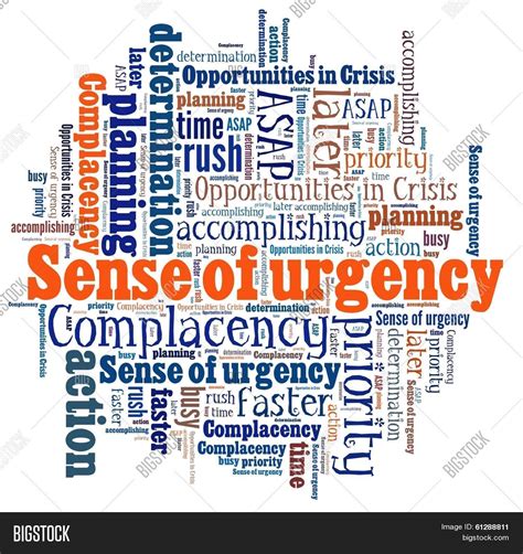 Sense Urgency Word Image And Photo Free Trial Bigstock