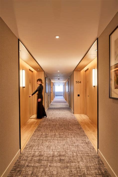 Nobu Hotel London Portman Square Make Architects Hotel Corridor