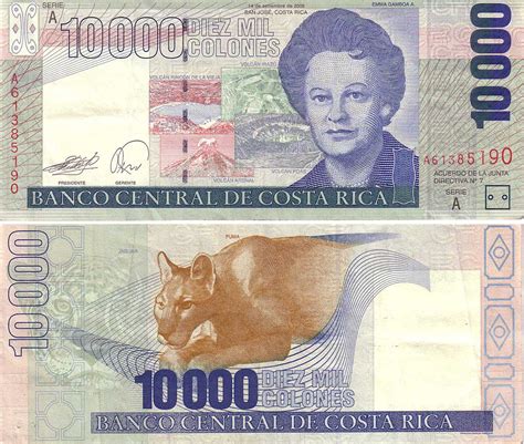 In 1937, the banco nacional de costa rica took over paper money issuing and issued notes for 1, 2, 5, 10, 20, 50 and 100 colones until 1949. Clay Irving Collection