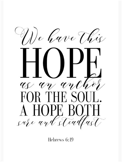 Hebrews 619 Anchornauticalbible Verse Printable We Have This Hope